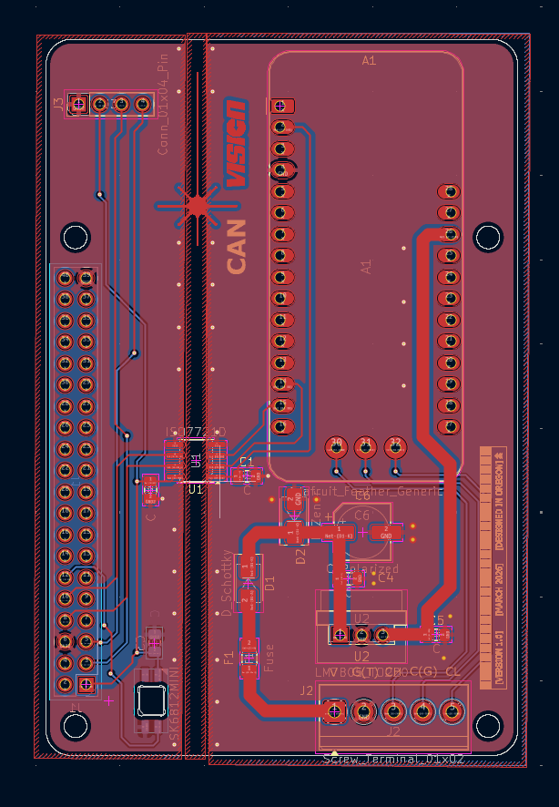 CanVision PCB layout