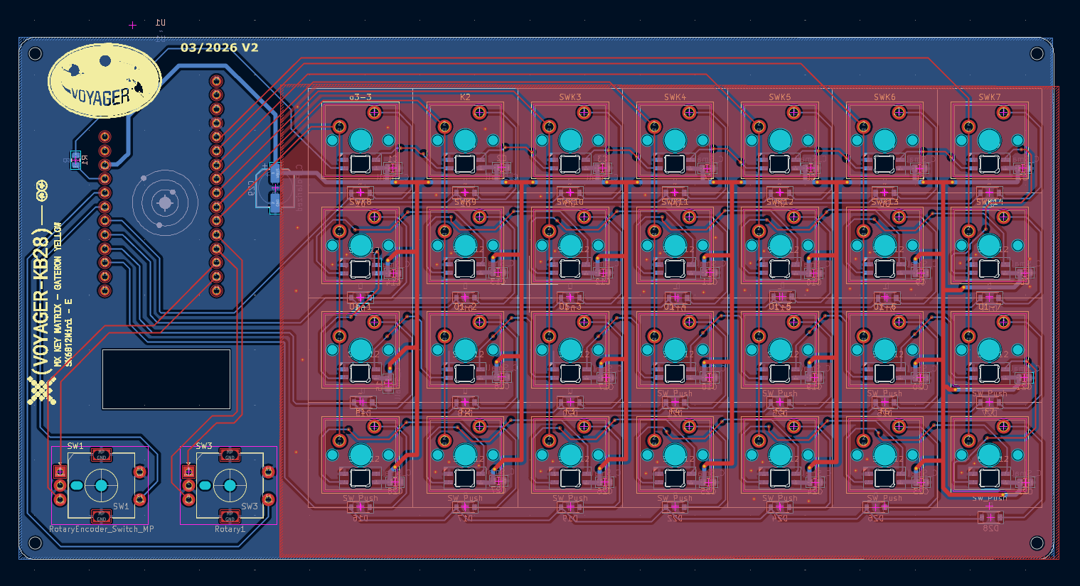 Voyager PCB layout